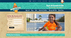 Desktop Screenshot of hibiscusbeachkids.com